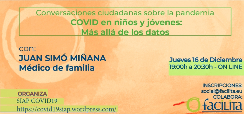 Conferencia Juan Simó. COVID en infancia y adolescencia: más allá de los datos.